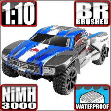 BLACKOUT SC 1/10 SCALE BRUSHED SHORT COURSE TRUCK - Blue