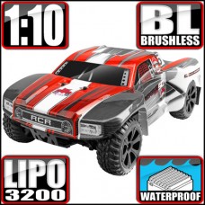 BLACKOUT™ SC PRO 1/10 SCALE BRUSHLESS SHORT COURSE TRUCK - Red