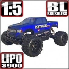 RAMPAGE XT-E 1/5 SCALE BRUSHLESS TRUCK - Blue